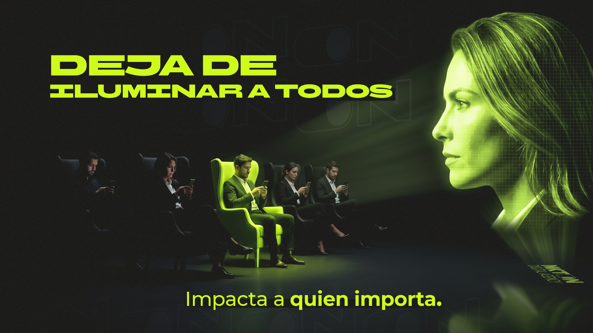 Comparativa entre segmentación de audiencia amplia (desperdicio) y segmentación láser estratégica (eficiencia).